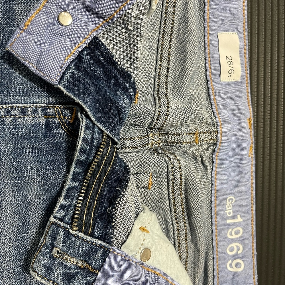 GAP 1969 Indigo and Light Blue Denim